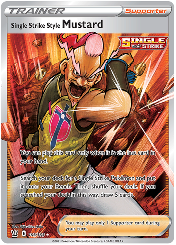 Single Strike Style Mustard (163/163) [Sword & Shield: Battle Styles] | L.A. Mood Comics and Games