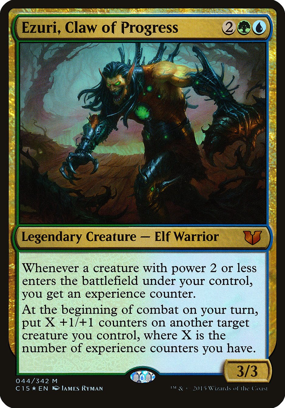 Ezuri, Claw of Progress (Oversized) [Commander 2015 Oversized] | L.A. Mood Comics and Games