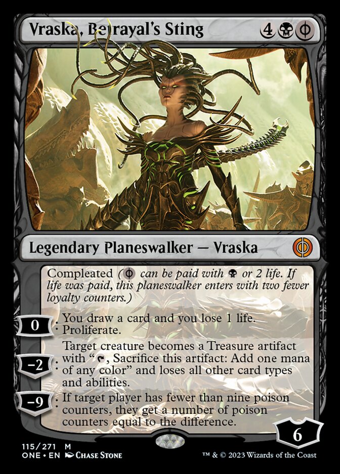 Vraska, Betrayal's Sting [Phyrexia: All Will Be One] | L.A. Mood Comics and Games