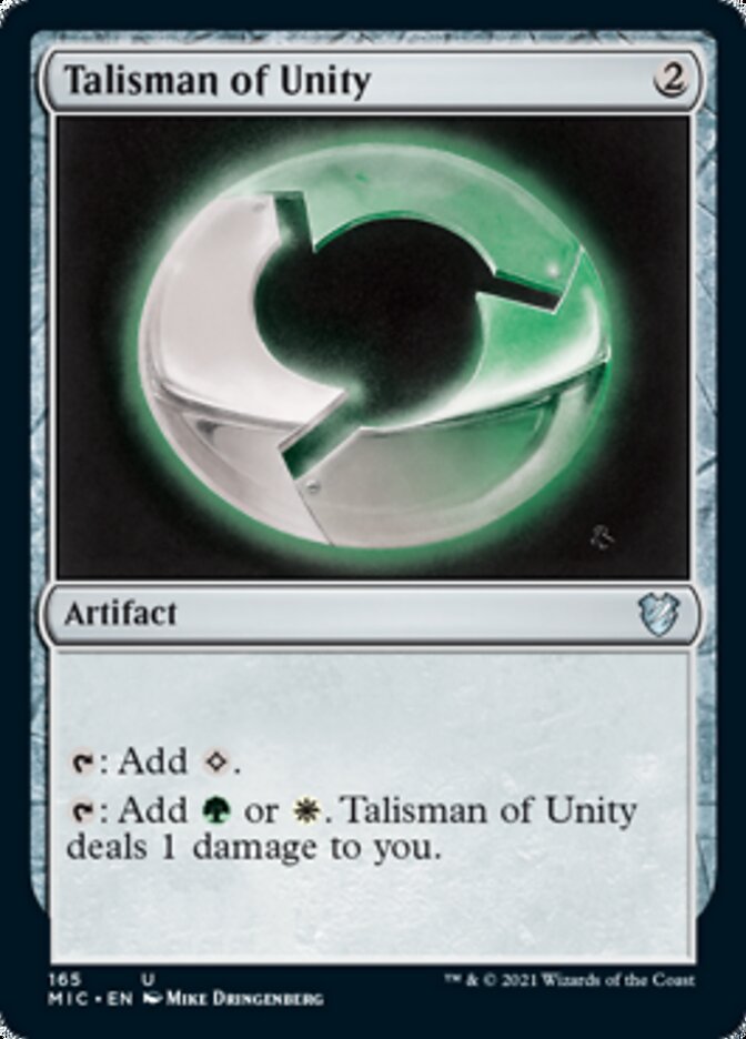 Talisman of Unity [Innistrad: Midnight Hunt Commander] | L.A. Mood Comics and Games