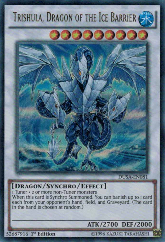 Trishula, Dragon of the Ice Barrier [DUSA-EN081] Ultra Rare | L.A. Mood Comics and Games