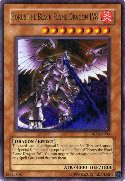 Horus the Black Flame Dragon LV8 [DR3-EN008] Ultra Rare | L.A. Mood Comics and Games