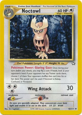 Noctowl (42/111) [Neo Genesis Unlimited] | L.A. Mood Comics and Games