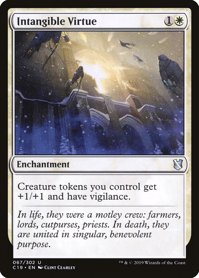 Intangible Virtue [Commander 2019] | L.A. Mood Comics and Games