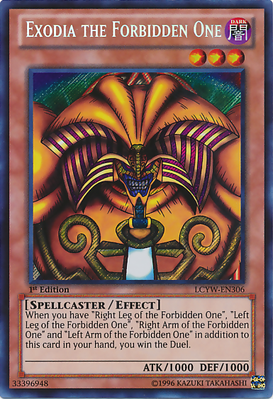 Exodia the Forbidden One [LCYW-EN306] Secret Rare | L.A. Mood Comics and Games