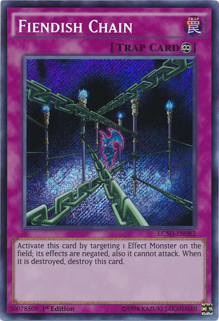 Fiendish Chain [LC5D-EN082] Secret Rare | L.A. Mood Comics and Games