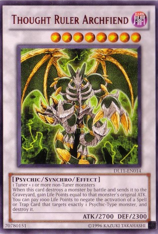 Thought Ruler Archfiend (Red) [DL11-EN014] Rare | L.A. Mood Comics and Games