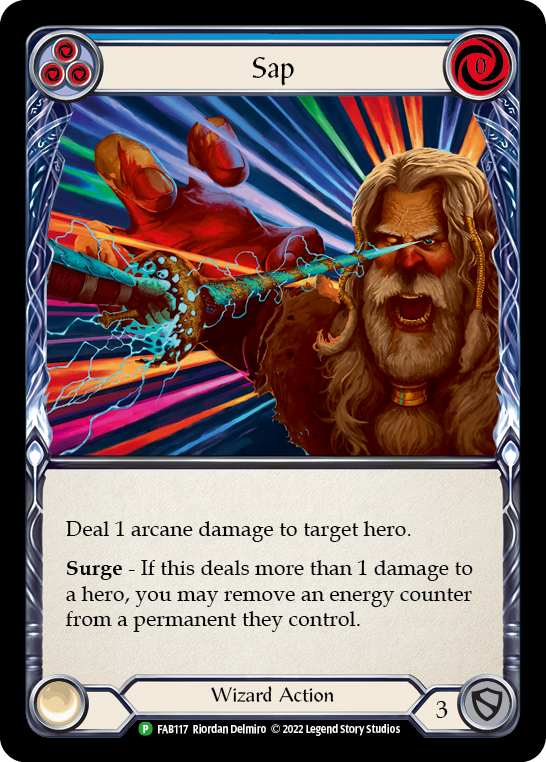 Sap (Blue) [FAB117] (Promo)  Rainbow Foil | L.A. Mood Comics and Games