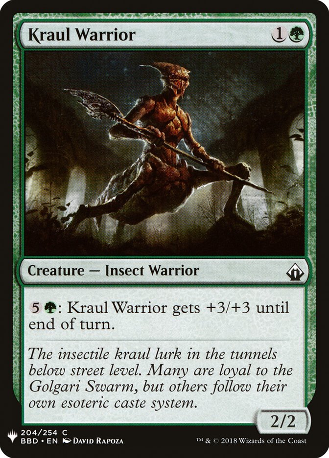 Kraul Warrior [Mystery Booster] | L.A. Mood Comics and Games
