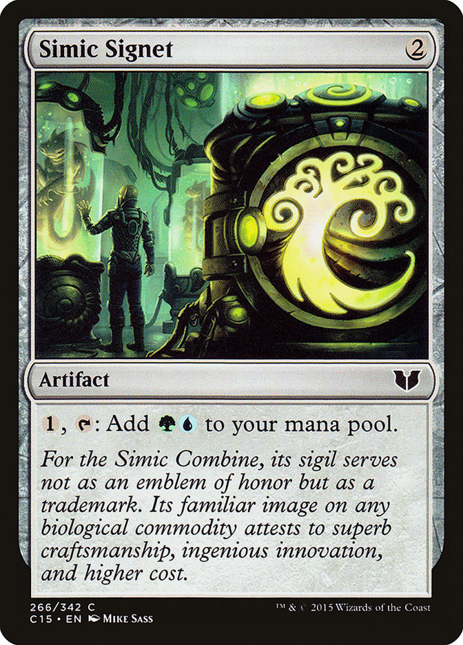 Simic Signet [Commander 2015] | L.A. Mood Comics and Games