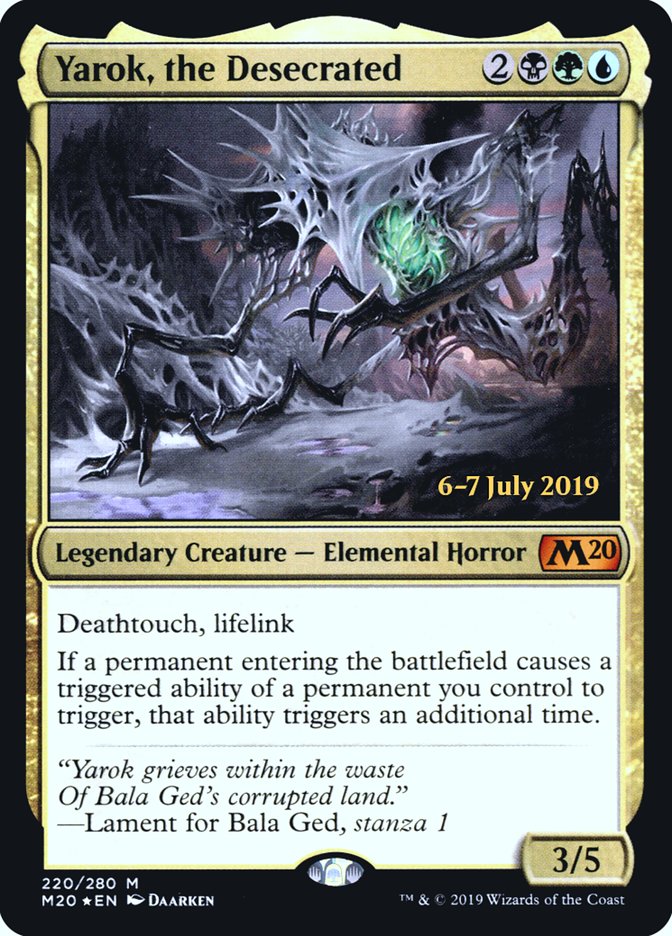 Yarok, the Desecrated [Core Set 2020 Prerelease Promos] | L.A. Mood Comics and Games