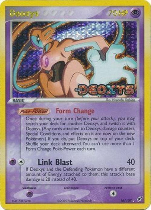 Deoxys (16/107) (Stamped) [EX: Deoxys] | L.A. Mood Comics and Games