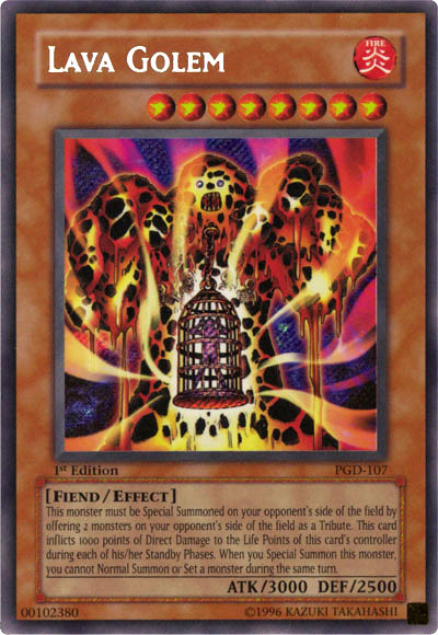 Lava Golem [PGD-107] Secret Rare | L.A. Mood Comics and Games