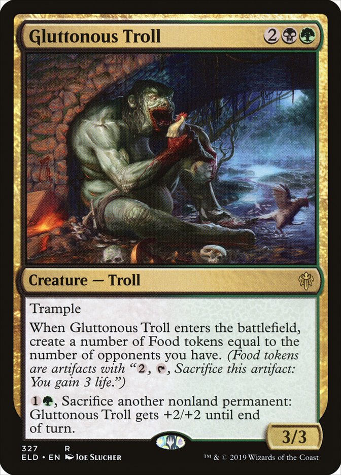 Gluttonous Troll [Throne of Eldraine] | L.A. Mood Comics and Games