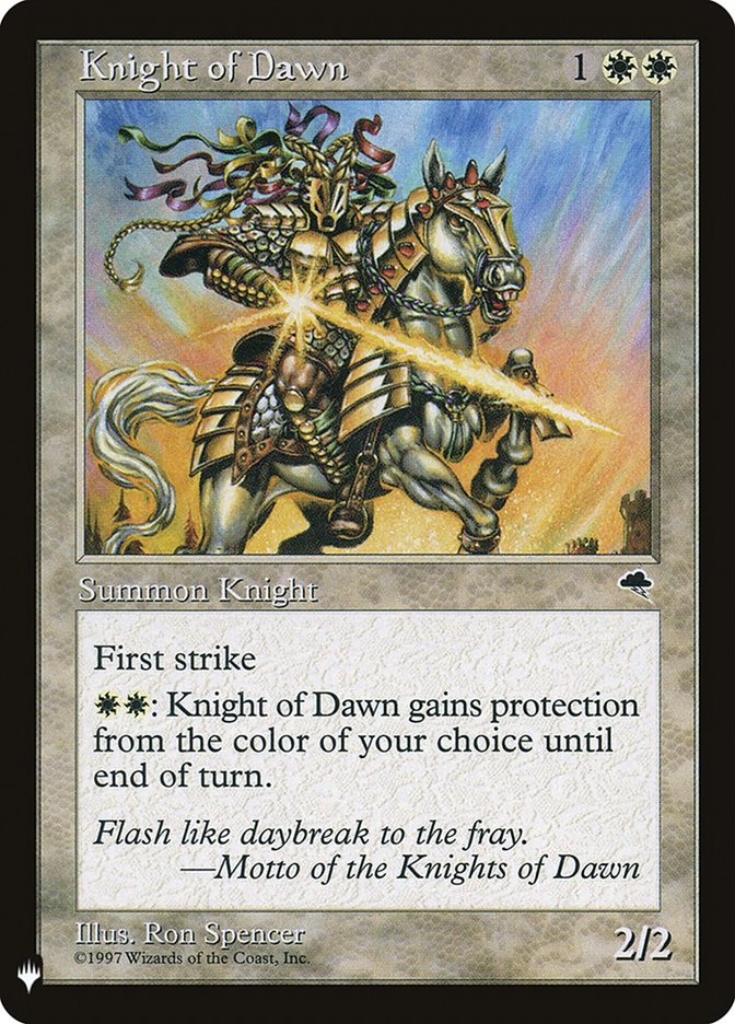 Knight of Dawn [Mystery Booster] | L.A. Mood Comics and Games