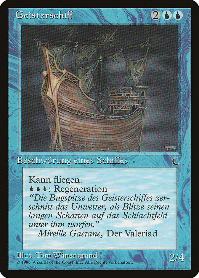 Ghost Ship (German) - "Geisterschiff" [Renaissance] | L.A. Mood Comics and Games