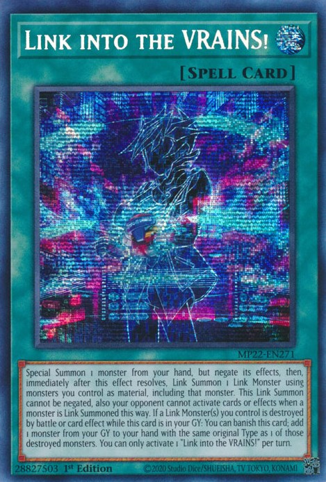 Link into the VRAINS! [MP22-EN271] Prismatic Secret Rare | L.A. Mood Comics and Games
