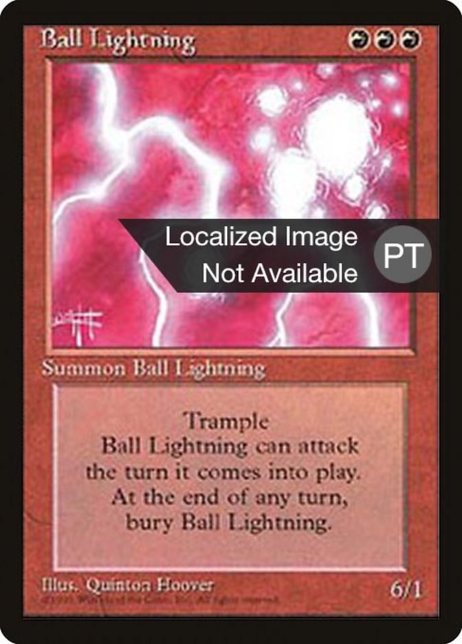 Ball Lightning [Fourth Edition (Foreign Black Border)] | L.A. Mood Comics and Games