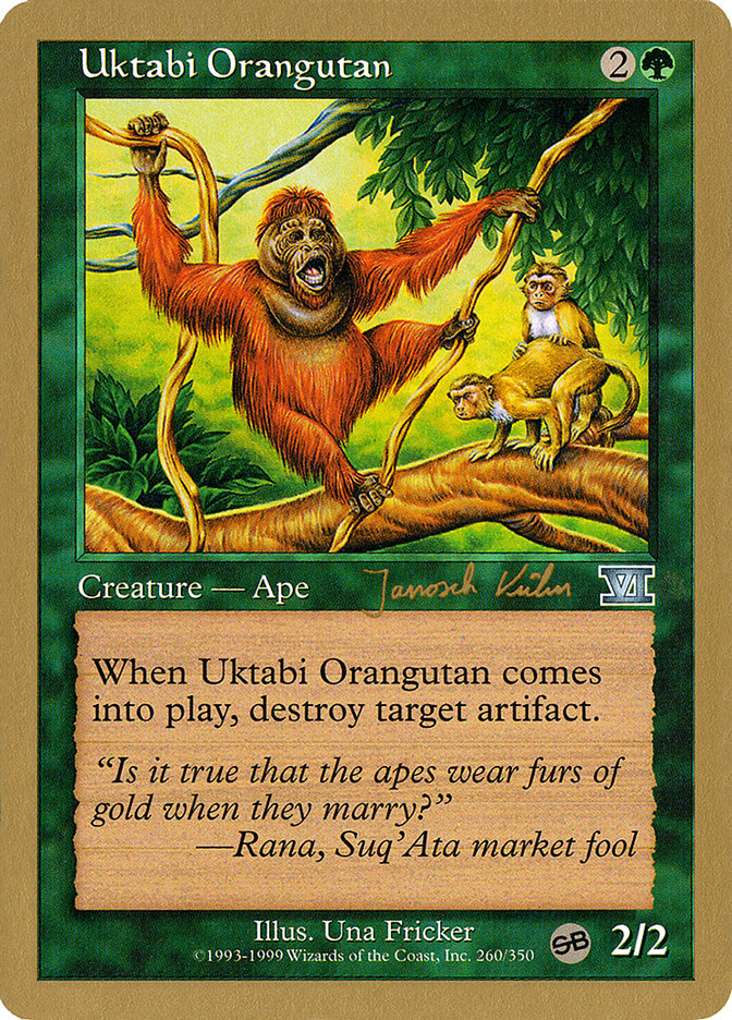 Uktabi Orangutan (Janosch Kuhn) (SB) [World Championship Decks 2000] | L.A. Mood Comics and Games