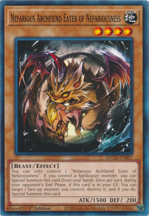Nefarious Archfiend Eater of Nefariousness [SDCH-EN007] Common | L.A. Mood Comics and Games