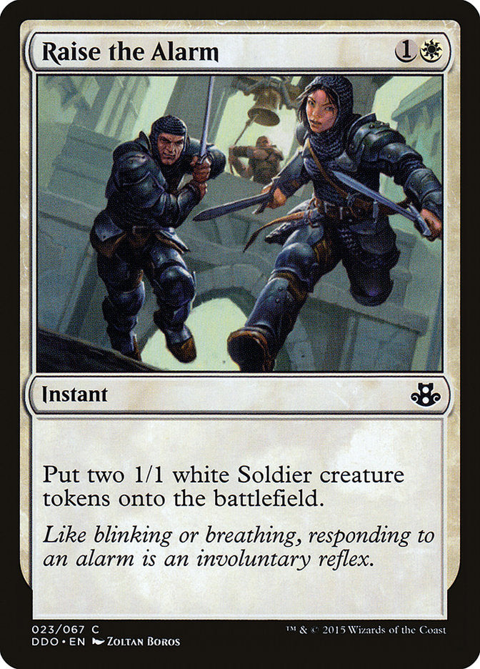 Raise the Alarm [Duel Decks: Elspeth vs. Kiora] | L.A. Mood Comics and Games