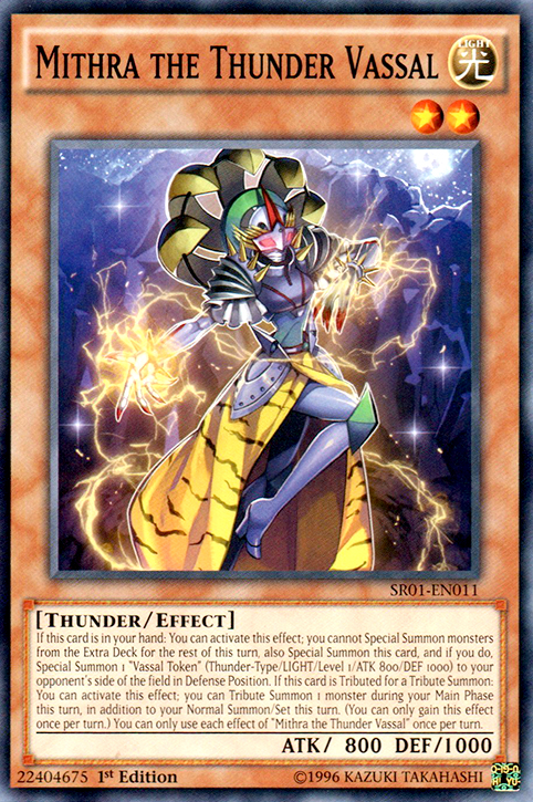 Mithra the Thunder Vassal [SR01-EN011] Common | L.A. Mood Comics and Games