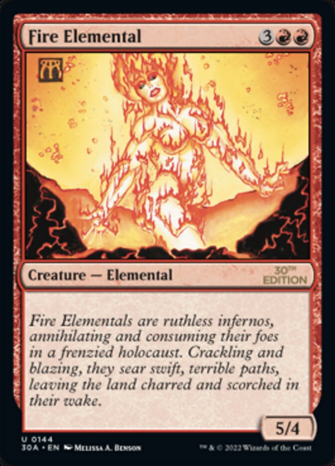 Fire Elemental [30th Anniversary Edition] | L.A. Mood Comics and Games