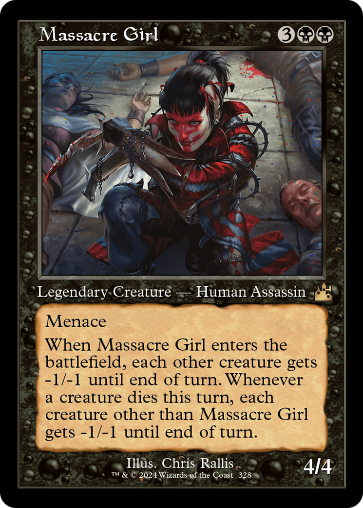 Massacre Girl (Retro) [Ravnica Remastered] | L.A. Mood Comics and Games