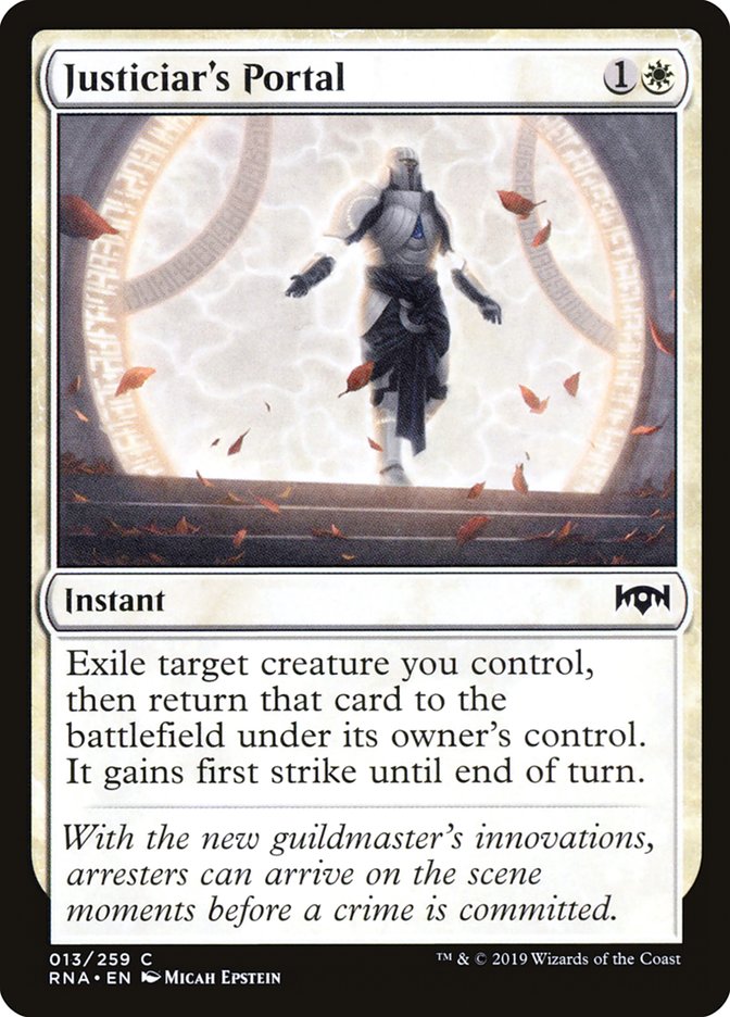 Justiciar's Portal [Ravnica Allegiance] | L.A. Mood Comics and Games