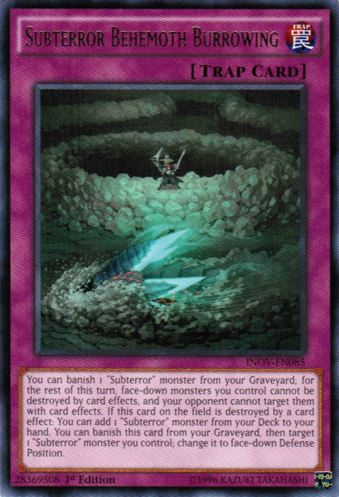 Subterror Behemoth Burrowing [INOV-EN085] Rare | L.A. Mood Comics and Games