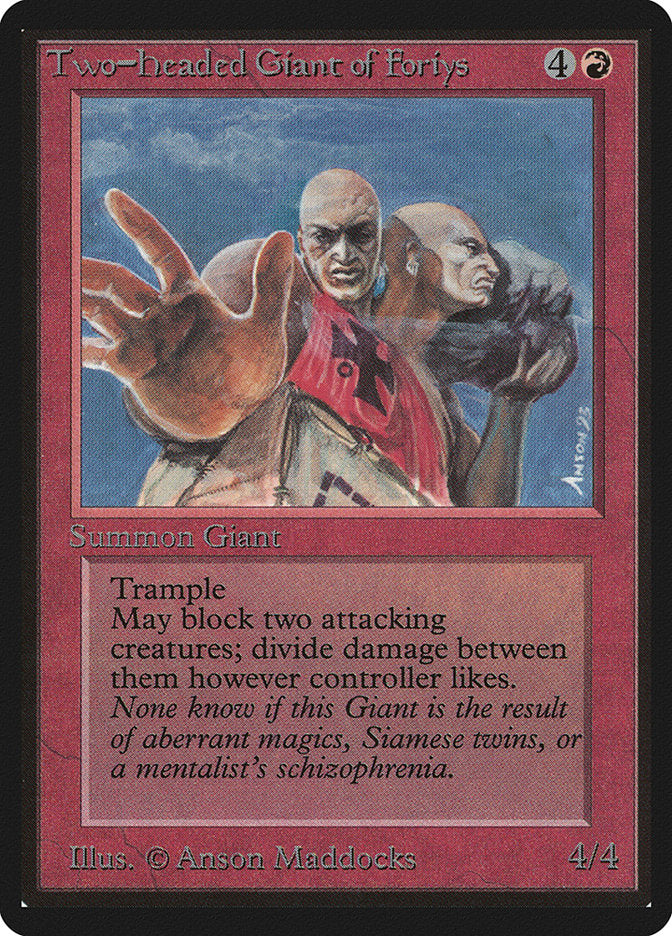 Two-Headed Giant of Foriys [Beta Edition] | L.A. Mood Comics and Games