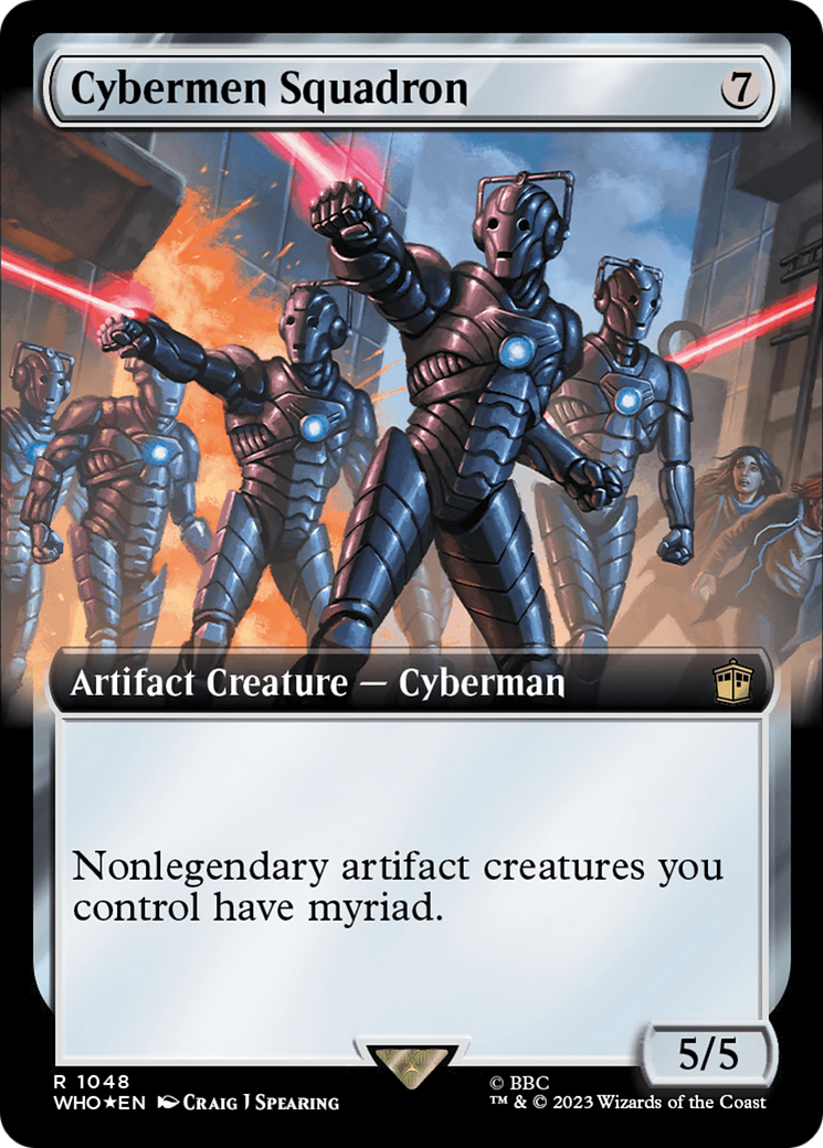 Cybermen Squadron (Extended Art) (Surge Foil) [Doctor Who] | L.A. Mood Comics and Games