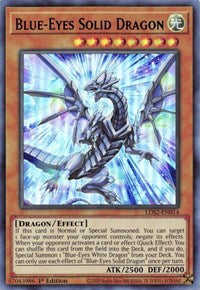 Blue-Eyes Solid Dragon (Blue) [LDS2-EN014] Ultra Rare | L.A. Mood Comics and Games