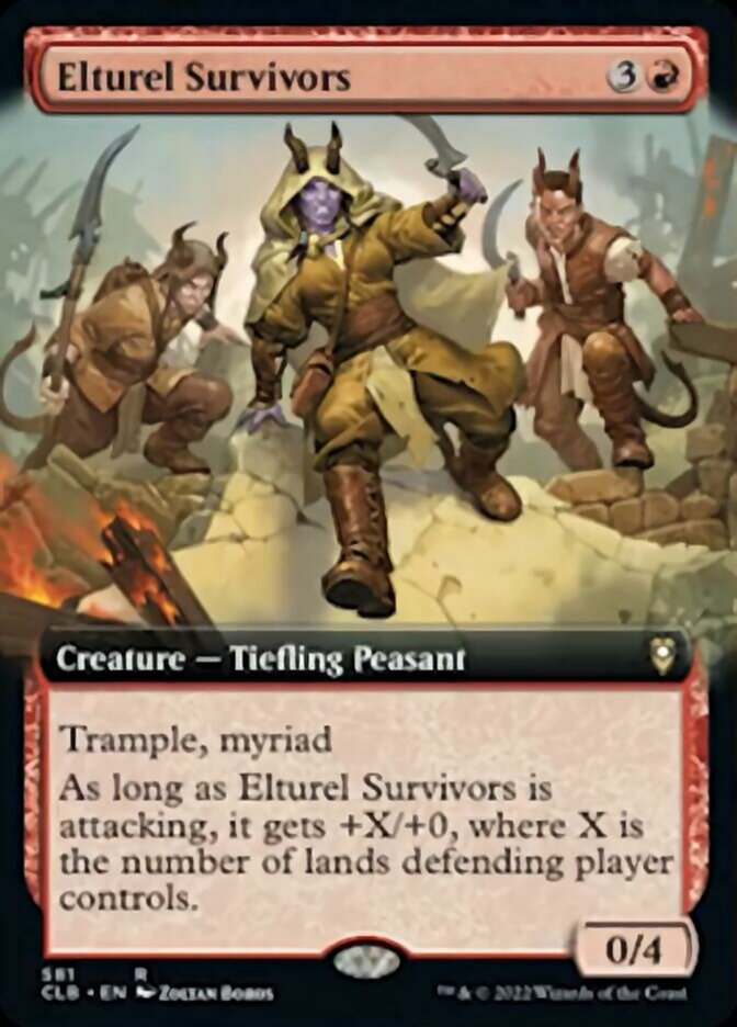 Elturel Survivors (Extended Art) [Commander Legends: Battle for Baldur's Gate] | L.A. Mood Comics and Games