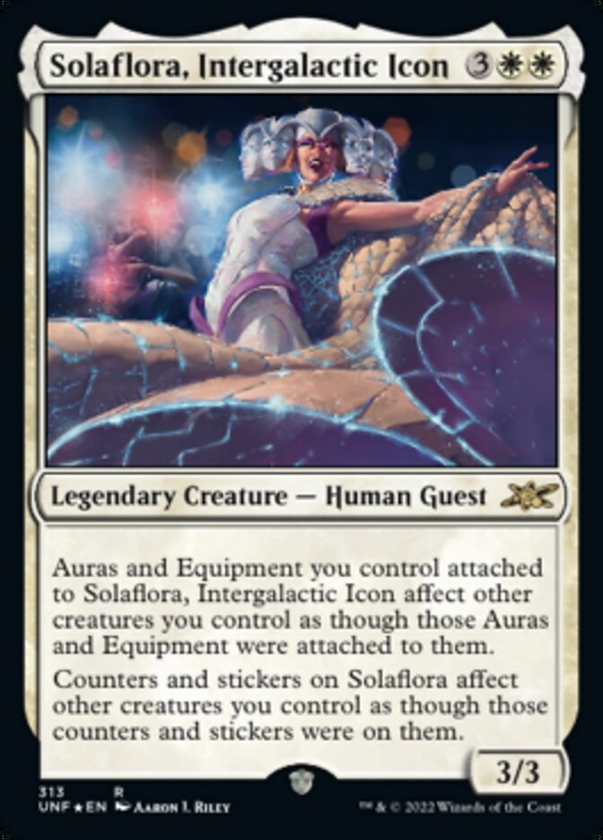 Solaflora, Intergalactic Icon (Galaxy Foil) [Unfinity] | L.A. Mood Comics and Games