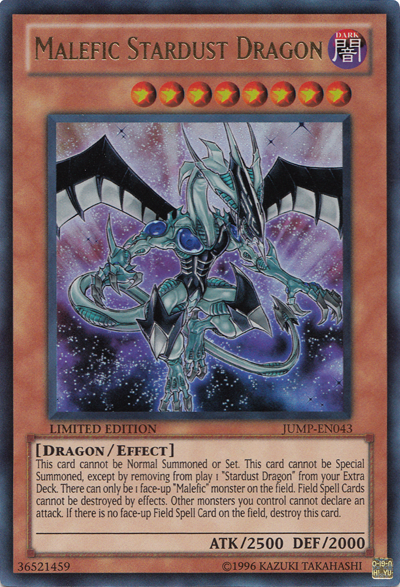 Malefic Stardust Dragon [JUMP-EN043] Ultra Rare | L.A. Mood Comics and Games