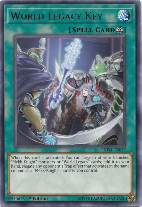 World Legacy Key [EXFO-EN057] Rare | L.A. Mood Comics and Games