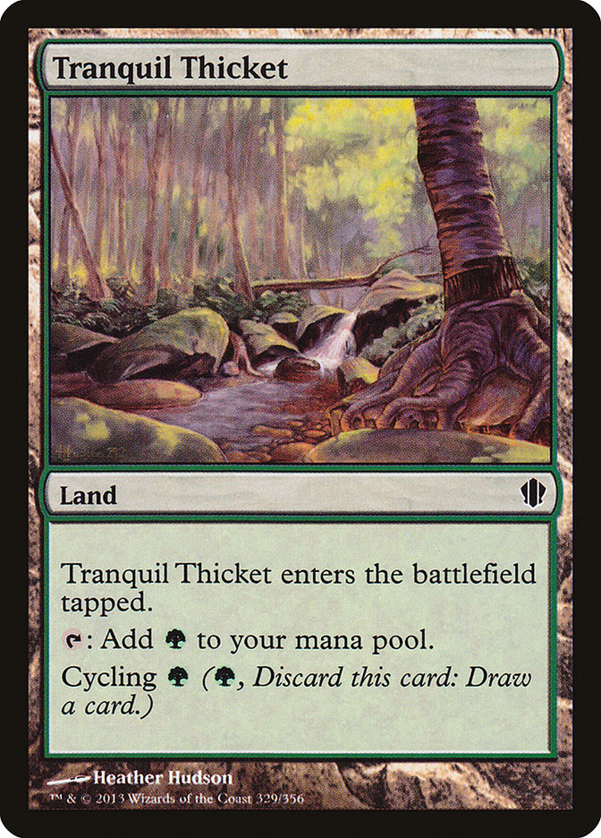 Tranquil Thicket [Commander 2013] | L.A. Mood Comics and Games
