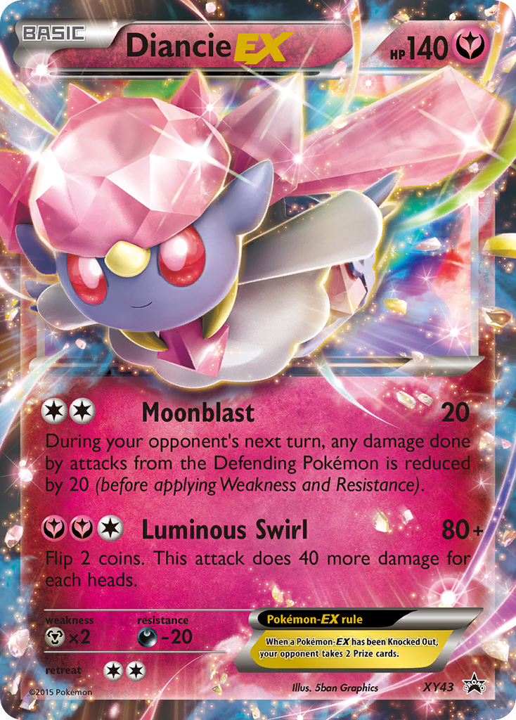 Diancie EX (XY43) [XY: Black Star Promos] | L.A. Mood Comics and Games