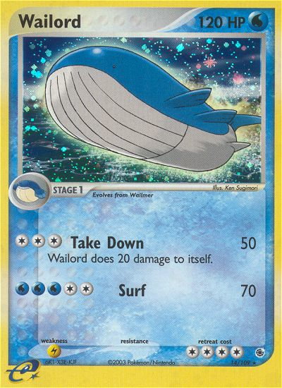 Wailord (14/109) [EX: Ruby & Sapphire] | L.A. Mood Comics and Games