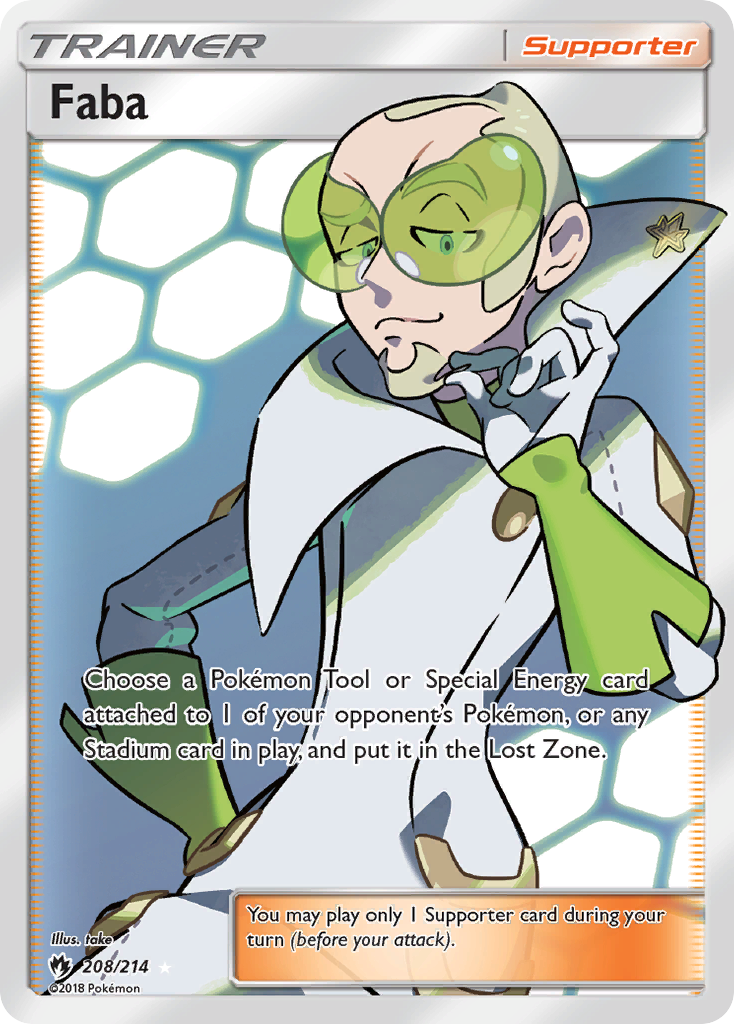 Faba (208/214) [Sun & Moon: Lost Thunder] | L.A. Mood Comics and Games