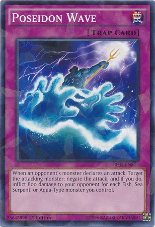 Poseidon Wave [BP03-EN223] Shatterfoil Rare | L.A. Mood Comics and Games
