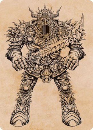 Iron Golem (Showcase) Art Card [Dungeons & Dragons: Adventures in the Forgotten Realms Art Series] | L.A. Mood Comics and Games