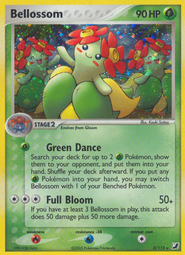 Bellossom (3/115) [EX: Unseen Forces] | L.A. Mood Comics and Games