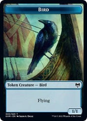Bird (005) // Soldier Double-Sided Token [Kaldheim Commander Tokens] | L.A. Mood Comics and Games