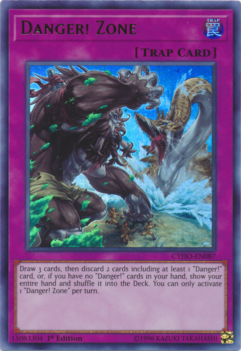 Danger! Zone [CYHO-EN087] Ultra Rare | L.A. Mood Comics and Games