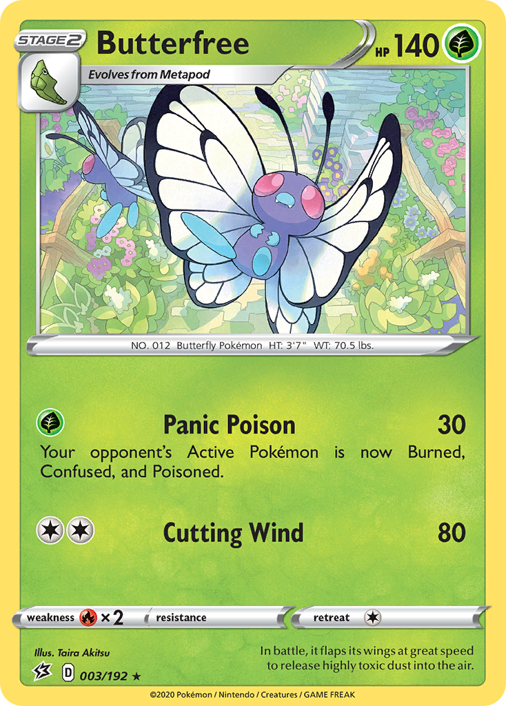 Butterfree (003/192) [Sword & Shield: Rebel Clash] | L.A. Mood Comics and Games