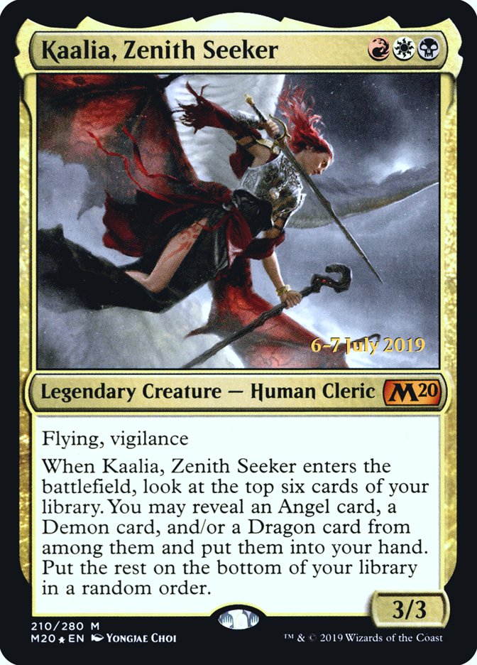 Kaalia, Zenith Seeker [Core Set 2020 Prerelease Promos] | L.A. Mood Comics and Games