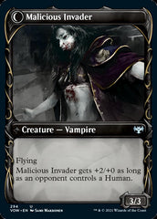 Innocent Traveler // Malicious Invader (Showcase Fang Frame) [Innistrad: Crimson Vow] | L.A. Mood Comics and Games
