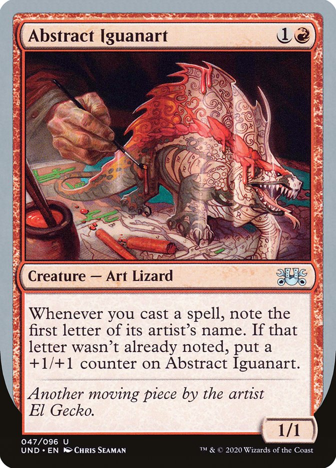 Abstract Iguanart [Unsanctioned] | L.A. Mood Comics and Games